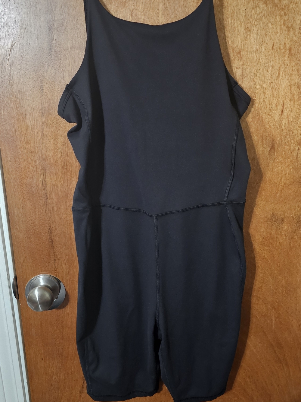 Women's Black Athletic Romper Jumpsuit
